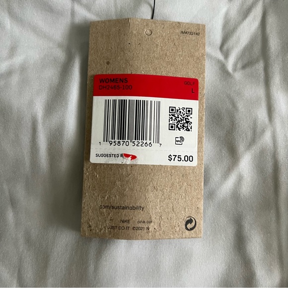 NWT Nike Club Dri-Fit Pleated Standard Fit Golf Print Skort - Picture 11 of 12